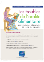 Les troubles de l’oralité alimentaire